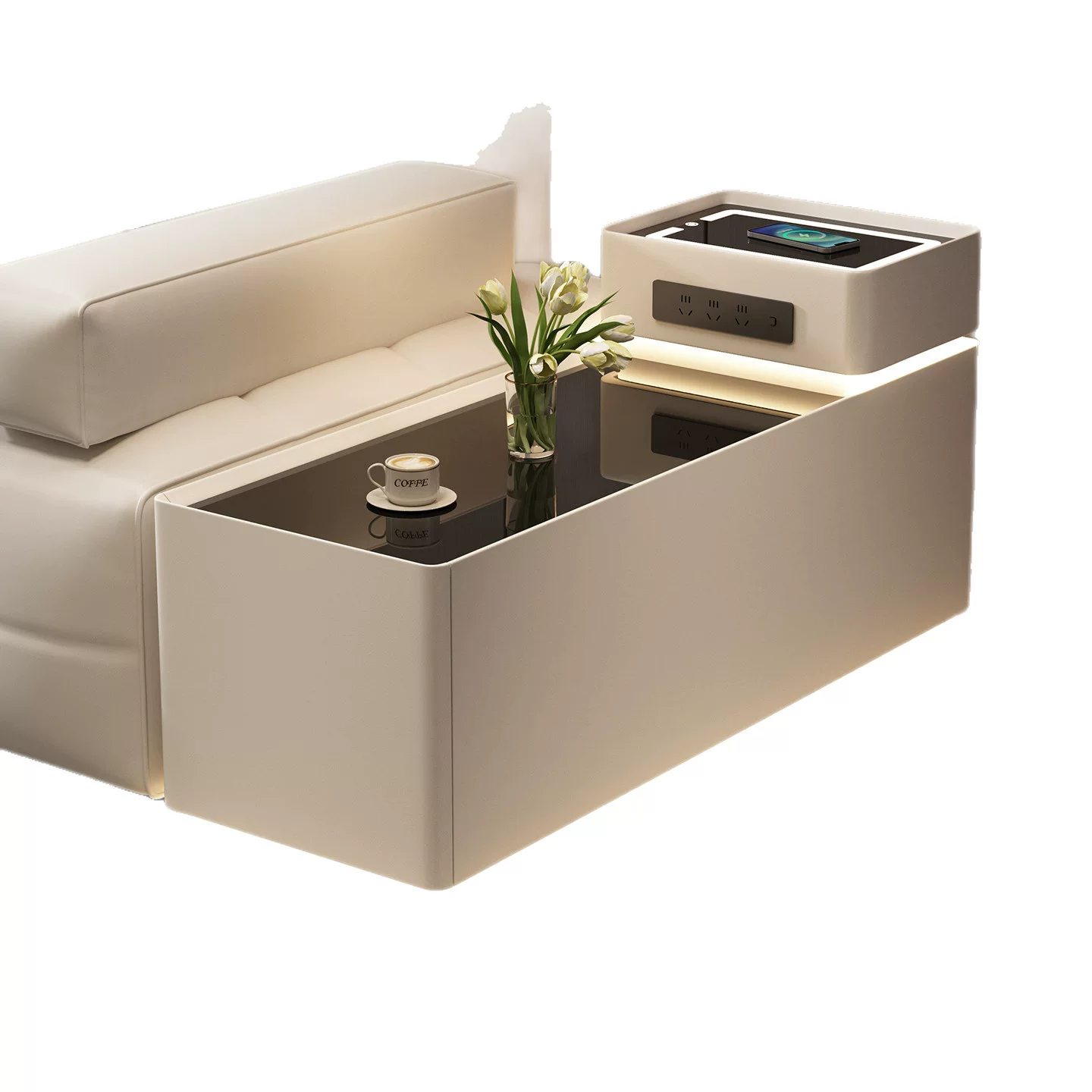 劳伦斯沙发边柜轻奢高级感客厅实木家用边几简约长条侧边柜置物柜