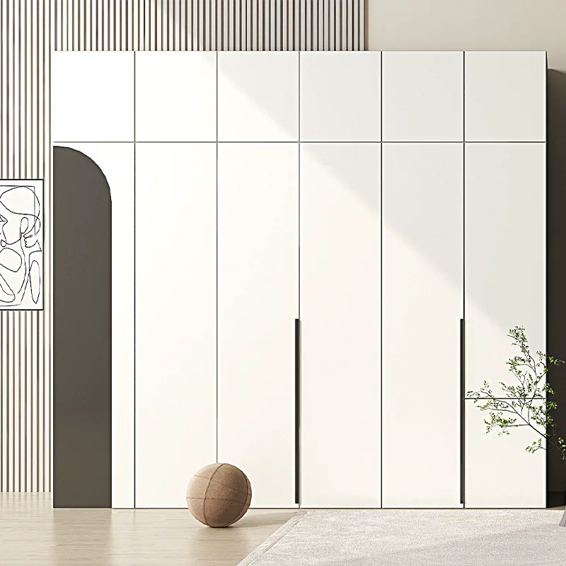 全屋定制衣柜卧室平开门墙角储物一门到顶收纳挂衣区推拉门柜子