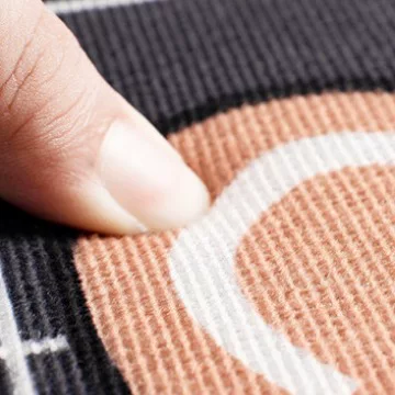 中古风拱形水晶绒地毯家用书房电脑椅隔凉垫子免洗好打理保护地板