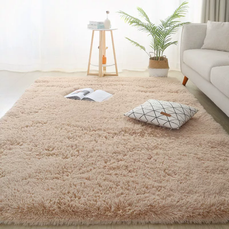 地毯卧室ins床边毯高级感房间毛绒毯家用客厅榻榻米地垫飘窗地毯