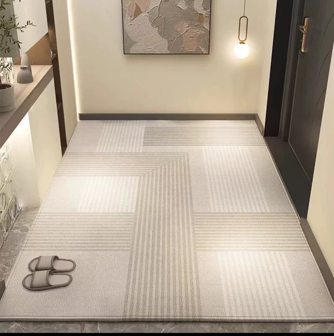 入户门比利时绒地垫进门地毯家用轻奢高级感门垫门口玄关防滑脚垫