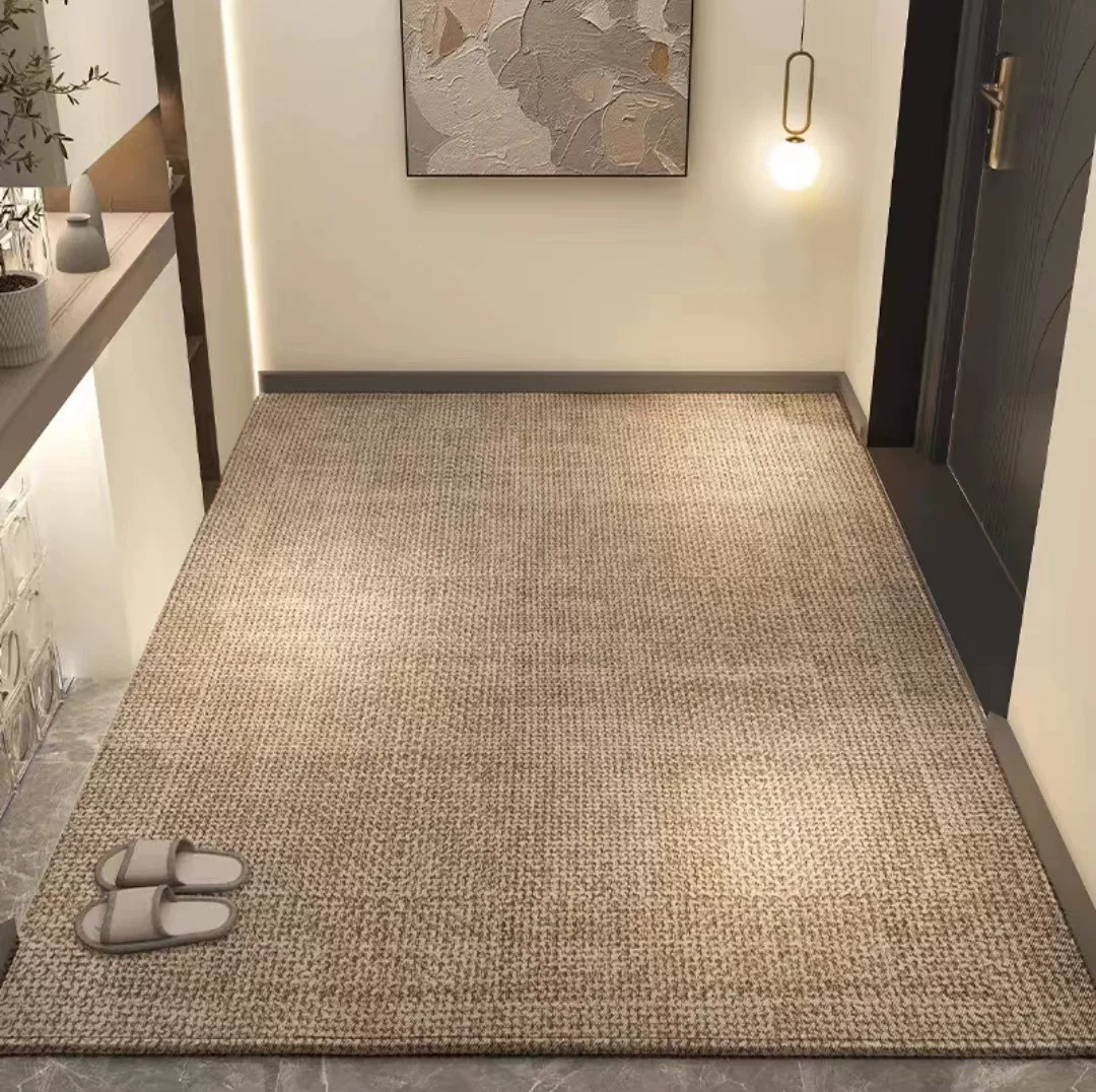 入户门比利时绒地垫进门地毯家用轻奢高级感门垫门口玄关防滑脚垫