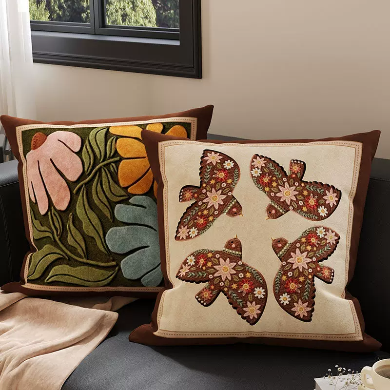 卡通沙发客厅抱枕套含芯靠背腰枕高级感飘窗卧室床头床上靠枕靠垫