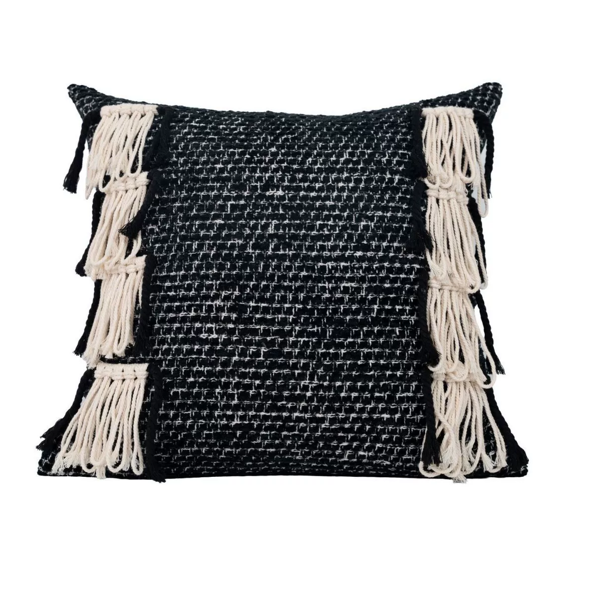 高级中古风咖色系抱枕侘寂客厅沙发抱枕酒店样板房靠枕床头靠垫腰