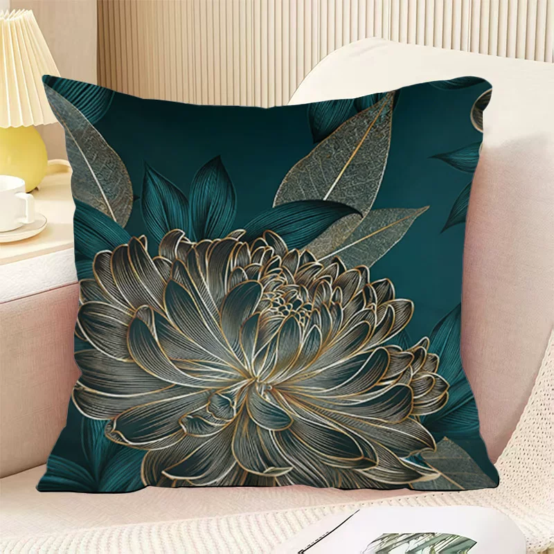 客厅靠枕高级现代新古典中国风抱枕套宿舍垫套沙发卧室办公室装饰