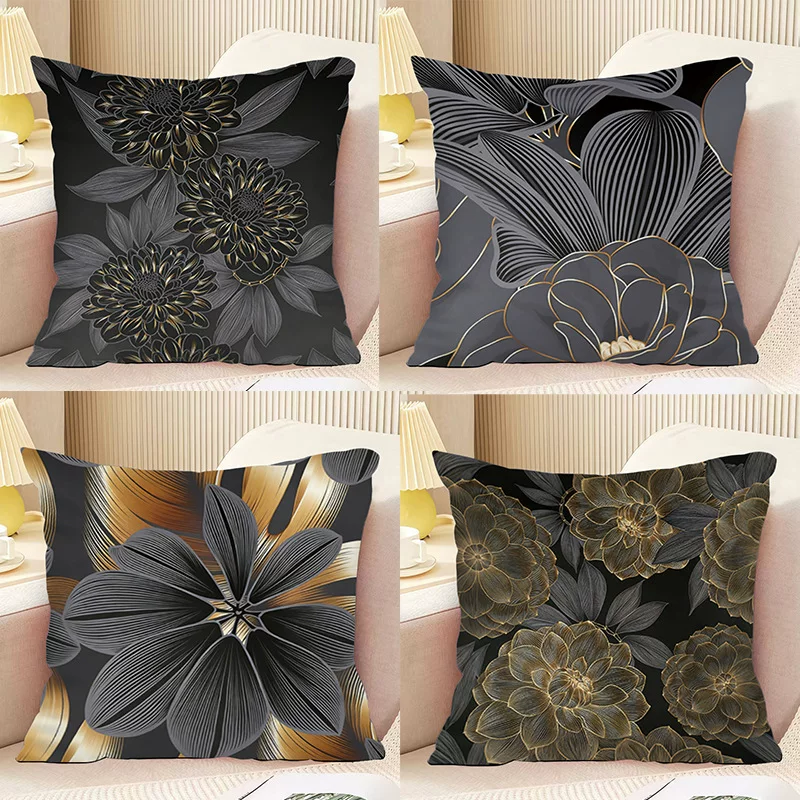 客厅靠枕高级现代新古典中国风抱枕套宿舍垫套沙发卧室办公室装饰