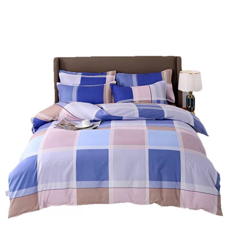 工厂批发跨境外贸透气亲肤磨毛床单款床笠款印花两、三件、四件套