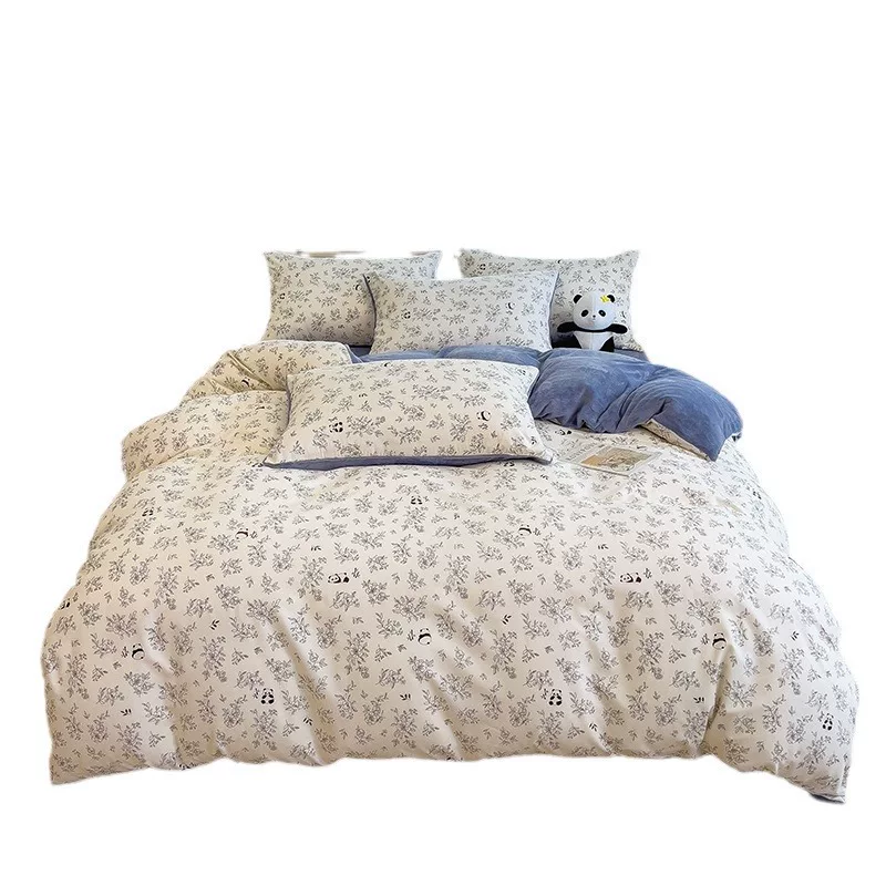 冬季牛奶绒被套保暖加绒加厚单被套学生宿舍保暖裸睡亲肤舒适被罩