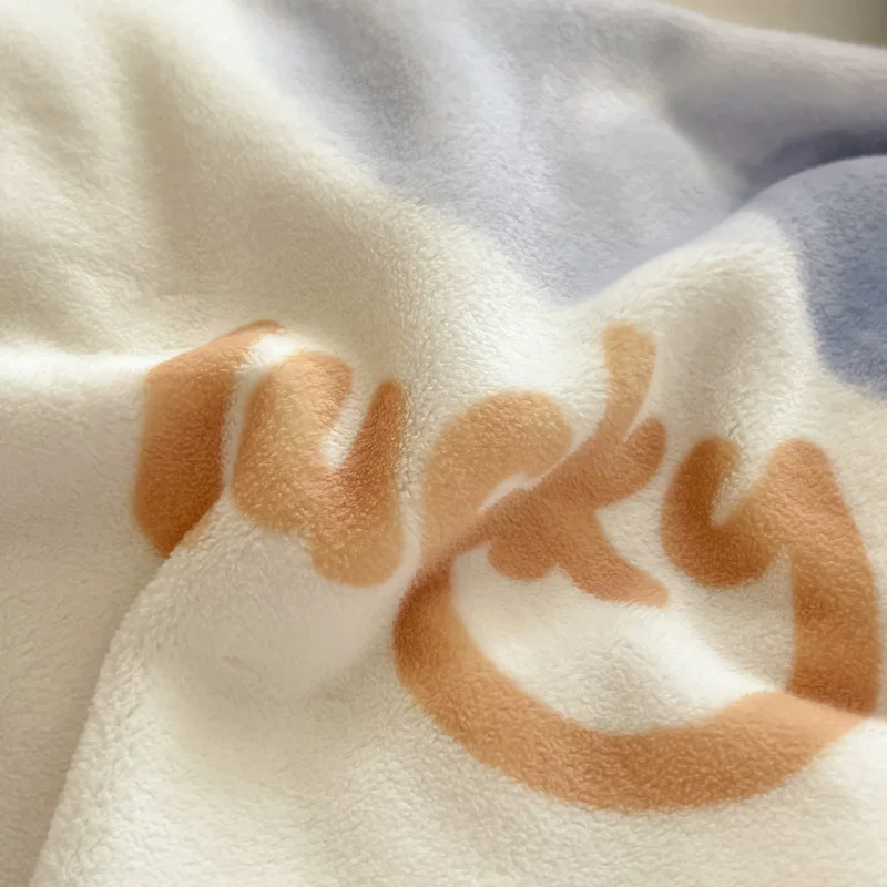 卡通牛奶绒四件套冬季加厚珊瑚绒床单被罩南通床上三件套加绒被套