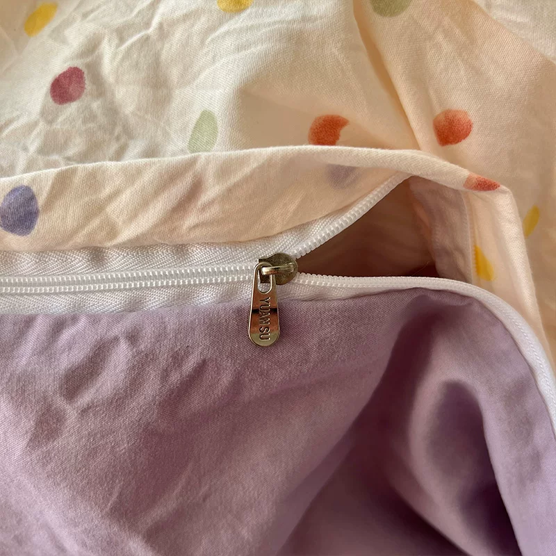 A类床上用品四件套纯棉全棉床单被套被罩床笠学生宿舍三件套4四季