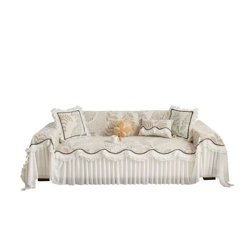 法式轻奢高级感沙发盖布2025新款防猫抓沙发巾全盖布四季通用