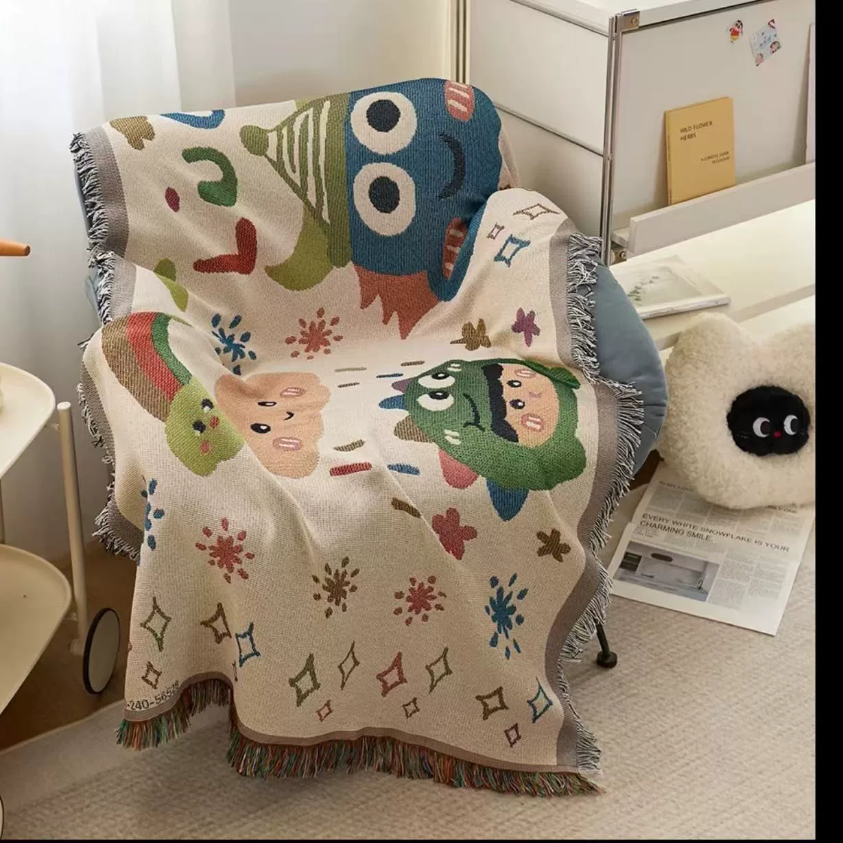 90*180cm法式罗曼蒂克沙发巾沙发垫防尘罩盖巾单人沙发套巾装饰毯