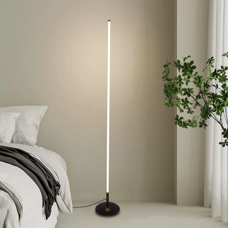 落地灯ins简约北欧led客厅卧室立式床头灯墙角落地台灯遥控氛围灯