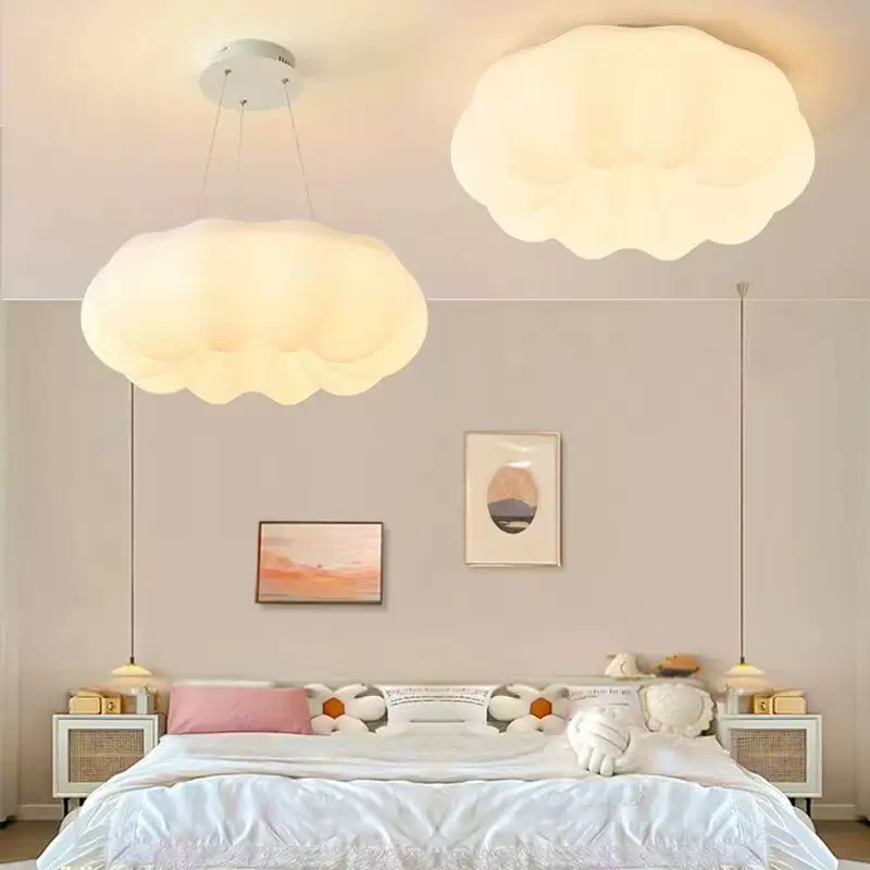 全光谱南瓜led吸顶灯高亮护眼女生卧室灯具客厅儿童房创意云朵灯