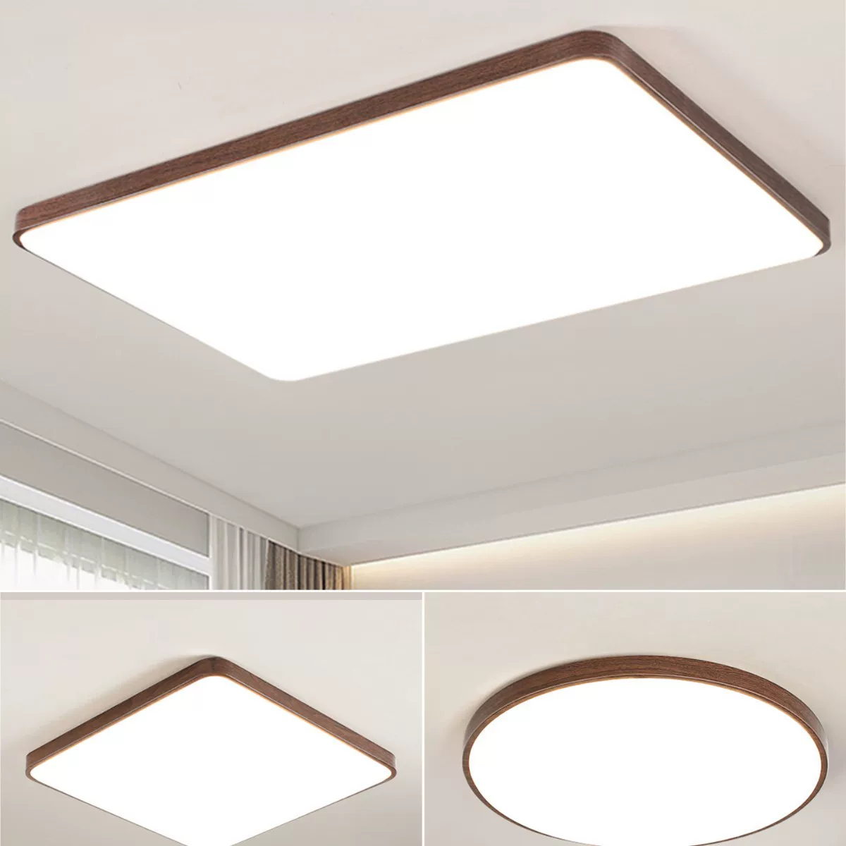 2025新款新中式LED吸顶灯客厅主灯卧室书房餐厅房间阳台中山灯具