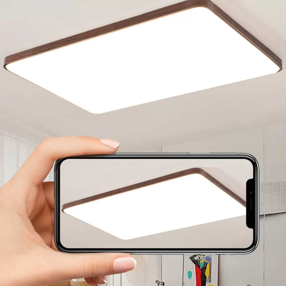 2025新款新中式LED吸顶灯客厅主灯卧室书房餐厅房间阳台中山灯具