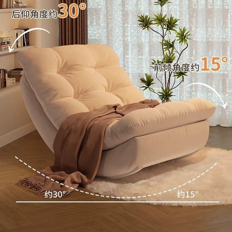 双人摇摇椅月亮船摇椅沙发多功能沙发椅客厅阳台家用成人休闲脚踏