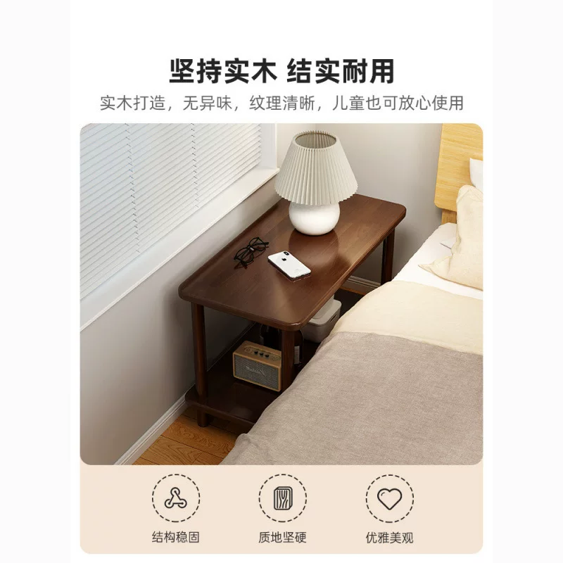 简约床头柜客厅小桌子沙发边几茶几卧室床头桌简易出租屋家用饭桌